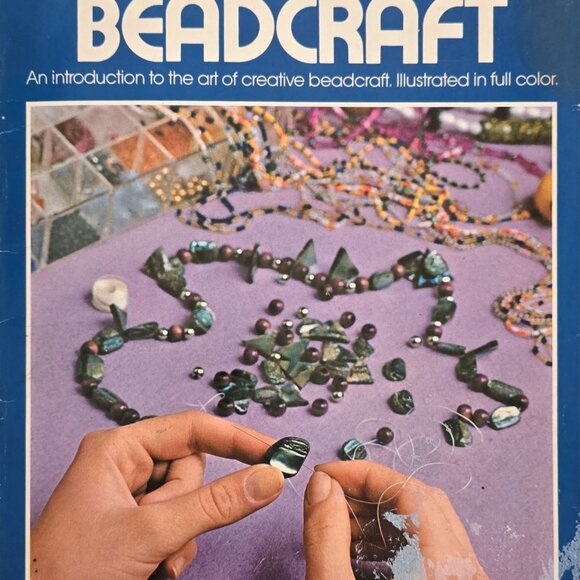 Step By Step Bead Craft 1974 Paperback Golden Press by Judith Glassman - Picture 1 of 14